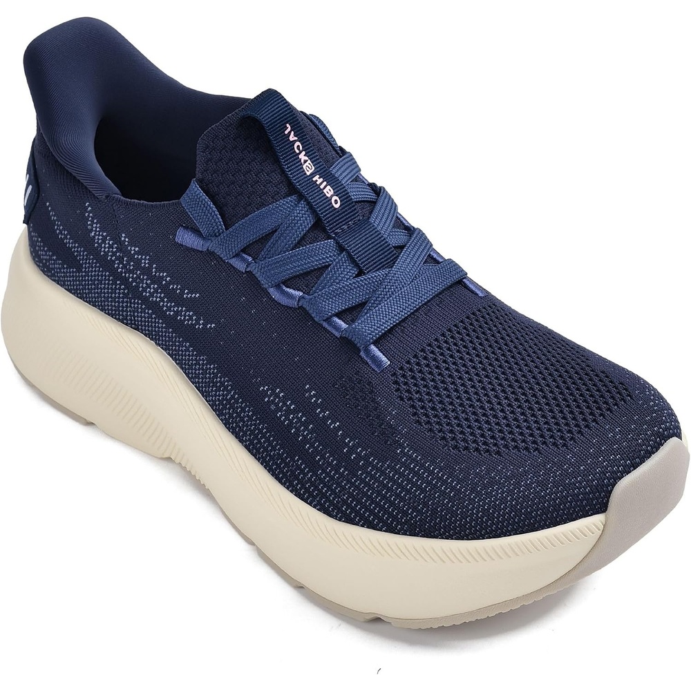 image:imageJACKSHIBO Wide Toe Box Shoes Women Orthopedic Plantar Fasciitis SneakersWide Shoes Bule