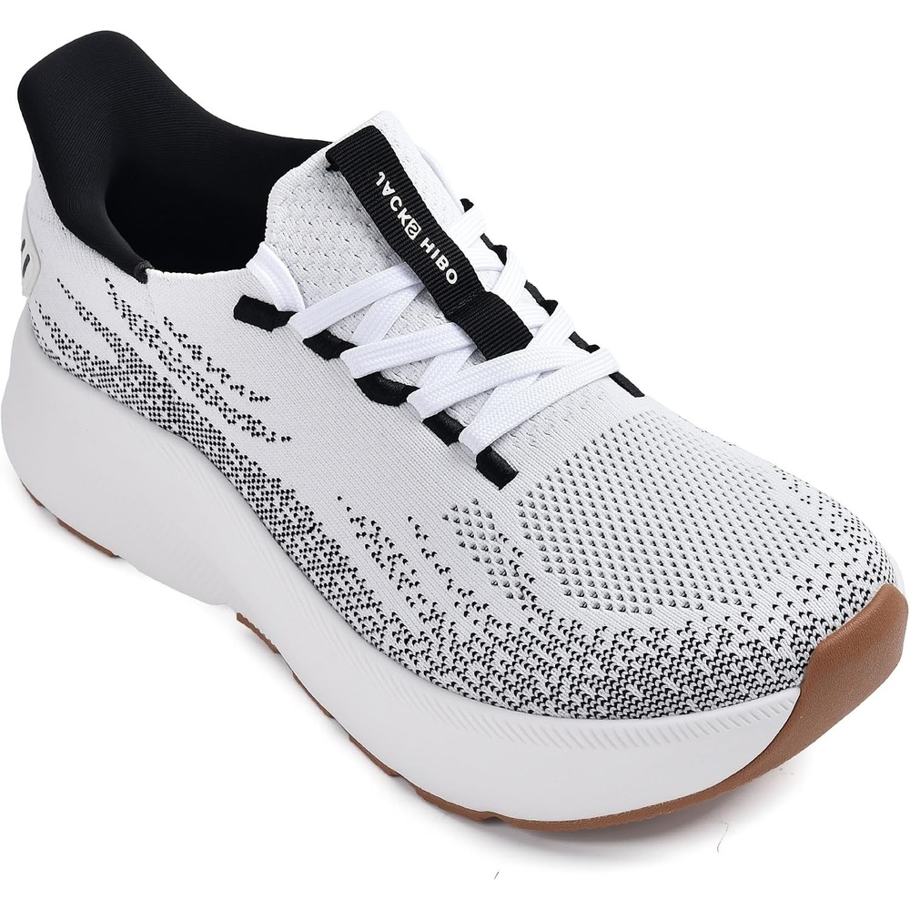 image:imageJACKSHIBO Wide Toe Box Shoes Women Orthopedic Plantar Fasciitis SneakersWide Shoes Whitegray