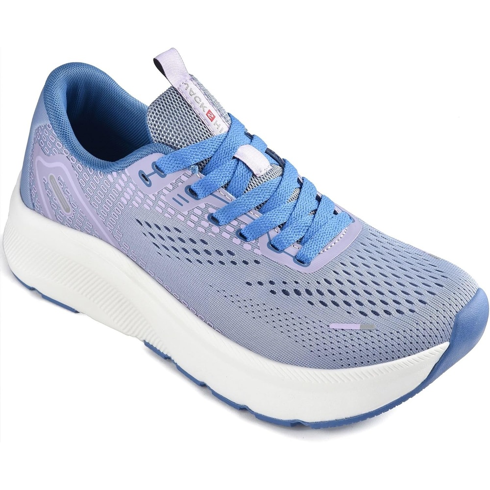 image:imageJACKSHIBO Wide Toe Box Shoes Women Orthopedic Plantar Fasciitis SneakersWide Sneaker Purple