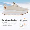 JACKSHIBO Wide Toe Box Shoes Women Orthopedic Plantar Fasciitis Sneakers(Wide Shoes Tan)