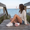 JACKSHIBO Wide Toe Box Shoes Women Orthopedic Plantar Fasciitis Sneakers(Wide Slip Almond)