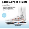 JACKSHIBO Wide Toe Box Shoes Women Orthopedic Plantar Fasciitis Sneakers(Wide Sneaker Blackwhite)