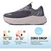 JACKSHIBO Wide Toe Box Shoes Women Orthopedic Plantar Fasciitis Sneakers(Wide Sneaker Grey)