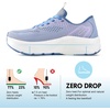 JACKSHIBO Wide Toe Box Shoes Women Orthopedic Plantar Fasciitis Sneakers(Wide Sneaker Purple)