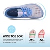 JACKSHIBO Wide Toe Box Shoes Women Orthopedic Plantar Fasciitis Sneakers(Wide Sneaker Purple)