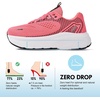 JACKSHIBO Wide Toe Box Shoes Women Orthopedic Plantar Fasciitis Sneakers(Wide Sneaker Rose Red)