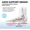 JACKSHIBO Wide Toe Box Shoes Women Orthopedic Plantar Fasciitis Sneakers(Wide Sneaker Rose Red)