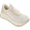 JACKSHIBO Wide Toe Box Shoes Women Orthopedic Plantar Fasciitis Sneakers(Wide Sneaker Beige)