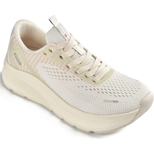 JACKSHIBO Wide Toe Box Shoes Women Orthopedic Plantar Fasciitis Sneakers(Wide Sneaker Beige)