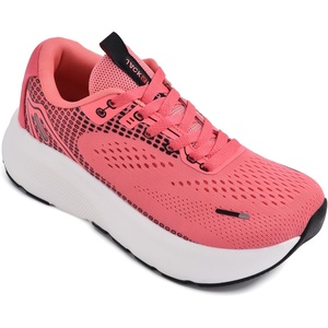 JACKSHIBO Wide Toe Box Shoes Women Orthopedic Plantar Fasciitis Sneakers(Wide Sneaker Rose Red)